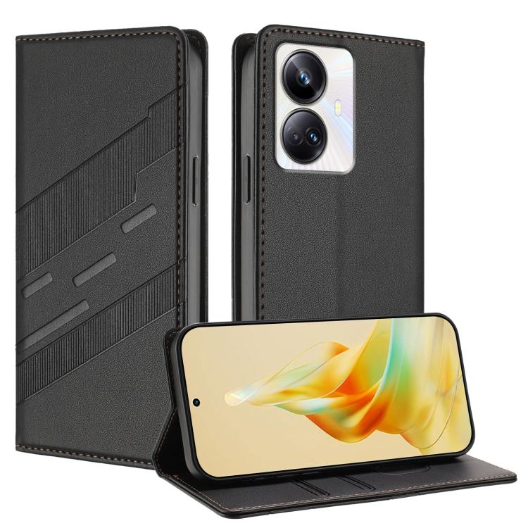 Embossed Multi-functional Wallet Retro Leather Phone Case, For Realme C65 4G, For Realme 10T, For Realme C55, For Realme GT3, For Realme 10 Pro, For Realme 10 Pro+