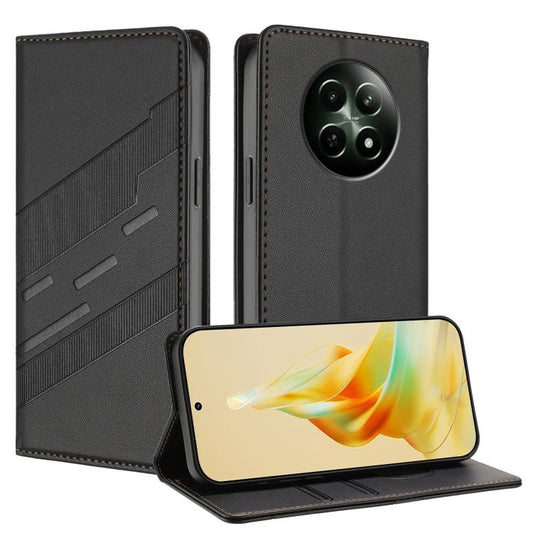Embossed Multi-functional Wallet Retro Leather Phone Case, For Realme 12 4G, For Realme C63 4G, For Realme GT Neo6, For Realme 12 5G, For Realme 12+, For Realme 12 Pro