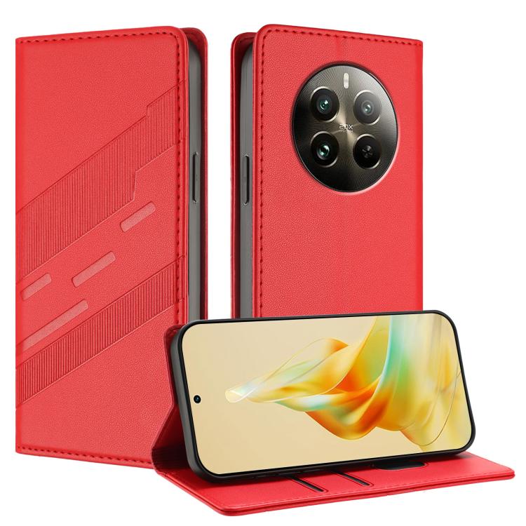 Embossed Multi-functional Wallet Retro Leather Phone Case, For Realme 12 4G, For Realme C63 4G, For Realme GT Neo6, For Realme 12 5G, For Realme 12+, For Realme 12 Pro