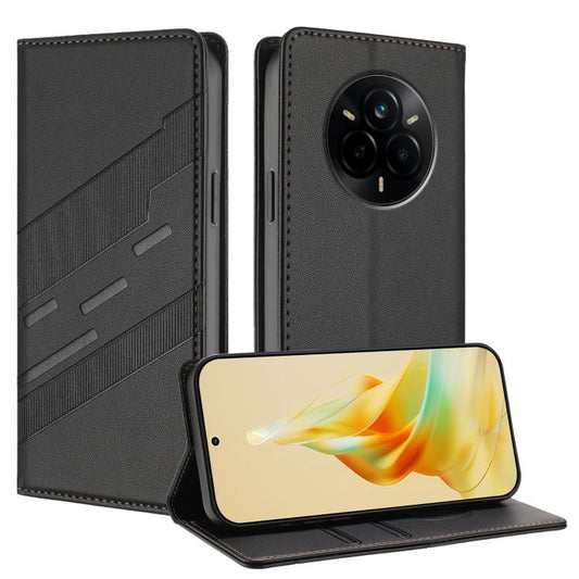Embossed Multi-functional Wallet Retro Leather Phone Case, For Realme 14 Pro, For Realme C75 4G, For Realme GT7 Pro, For Realme C63 5G, For Realme 13+ Global, For Realme 13 Pro