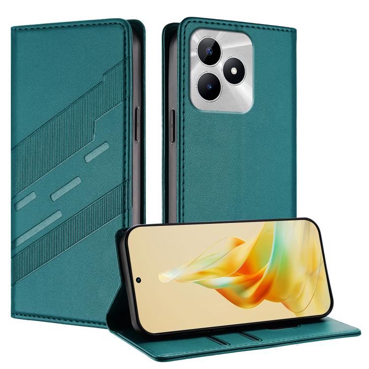 Embossed Multi-functional Wallet Retro Leather Phone Case, For Realme C67 4G, For Realme 11 4G, For Realme GT5, For Realme 11 5G, For Realme C53 4G, For Realme 11 Pro