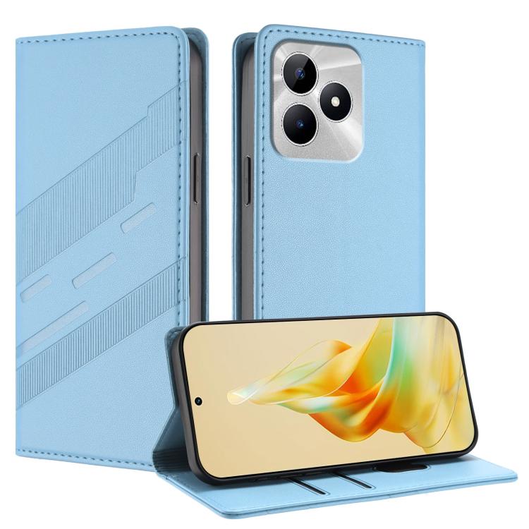 Embossed Multi-functional Wallet Retro Leather Phone Case, For Realme C67 4G, For Realme 11 4G, For Realme GT5, For Realme 11 5G, For Realme C53 4G, For Realme 11 Pro