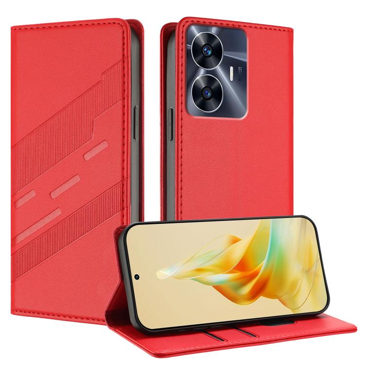 Embossed Multi-functional Wallet Retro Leather Phone Case, For Realme C65 4G, For Realme 10T, For Realme C55, For Realme GT3, For Realme 10 Pro, For Realme 10 Pro+