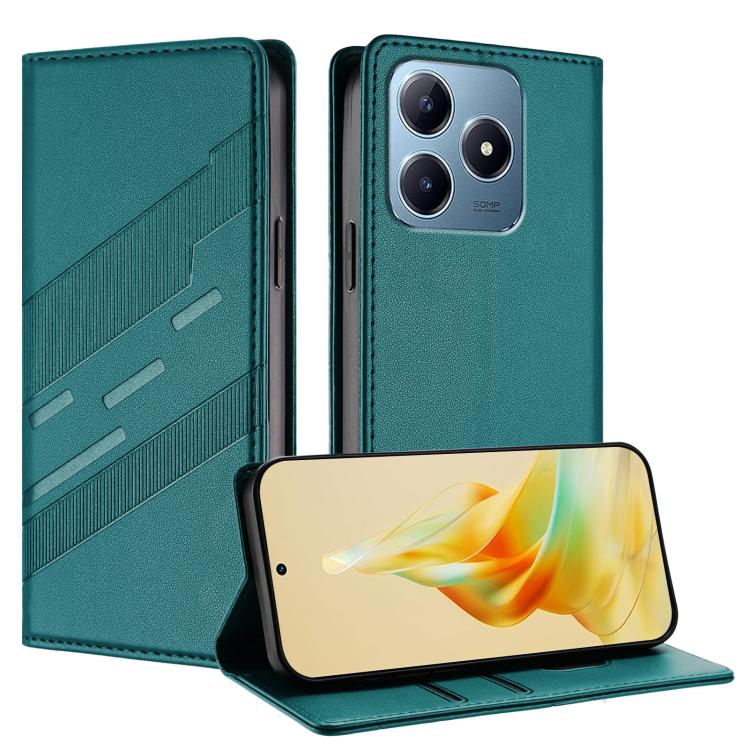 Embossed Multi-functional Wallet Retro Leather Phone Case, For Realme 12 4G, For Realme C63 4G, For Realme GT Neo6, For Realme 12 5G, For Realme 12+, For Realme 12 Pro