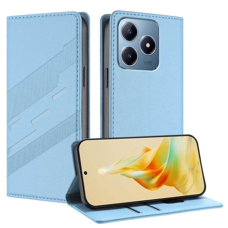 Embossed Multi-functional Wallet Retro Leather Phone Case, For Realme 12 4G, For Realme C63 4G, For Realme GT Neo6, For Realme 12 5G, For Realme 12+, For Realme 12 Pro