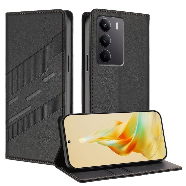 Embossed Multi-functional Wallet Retro Leather Phone Case, For Realme 14 Pro, For Realme C75 4G, For Realme GT7 Pro, For Realme C63 5G, For Realme 13+ Global, For Realme 13 Pro