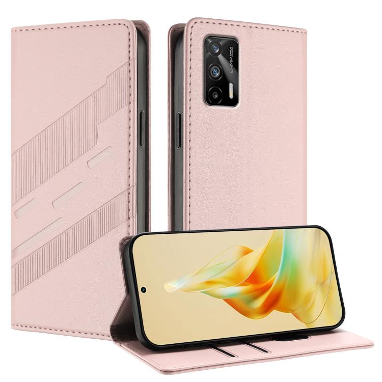 Embossed Multi-functional Wallet Retro Leather Phone Case, For Realme 9 Pro, For Realme 9i, For Realme GT Neo2, For Realme 8 5G, For Realme V11 5G, For Realme GT 5G