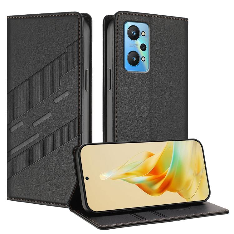 Embossed Multi-functional Wallet Retro Leather Phone Case, For Realme 9 Pro, For Realme 9i, For Realme GT Neo2, For Realme 8 5G, For Realme V11 5G, For Realme GT 5G