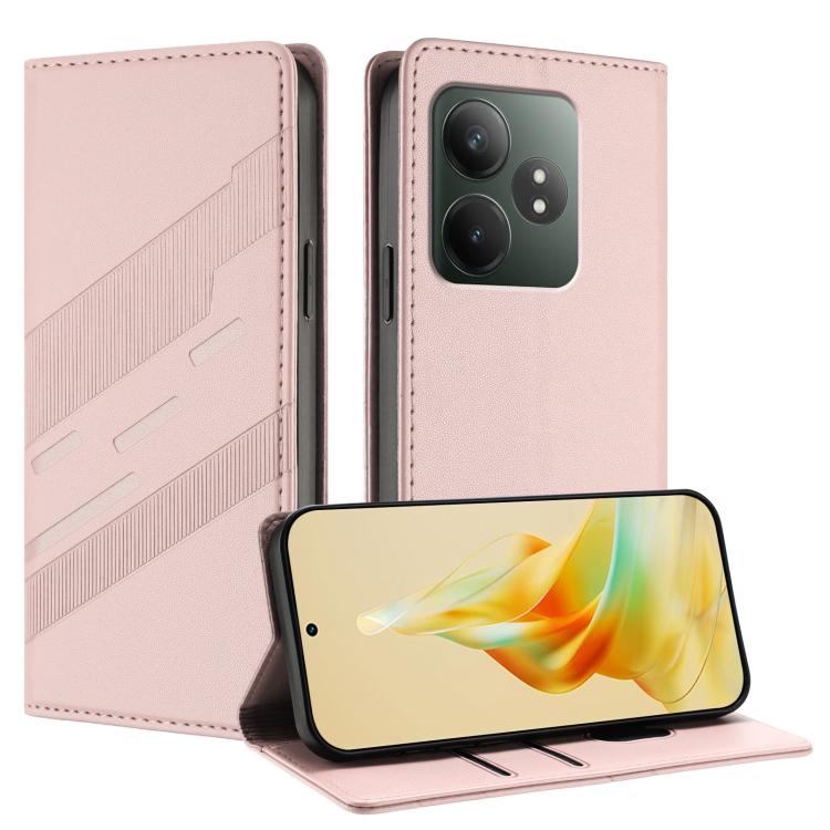 Embossed Multi-functional Wallet Retro Leather Phone Case, For Realme 12 4G, For Realme C63 4G, For Realme GT Neo6, For Realme 12 5G, For Realme 12+, For Realme 12 Pro