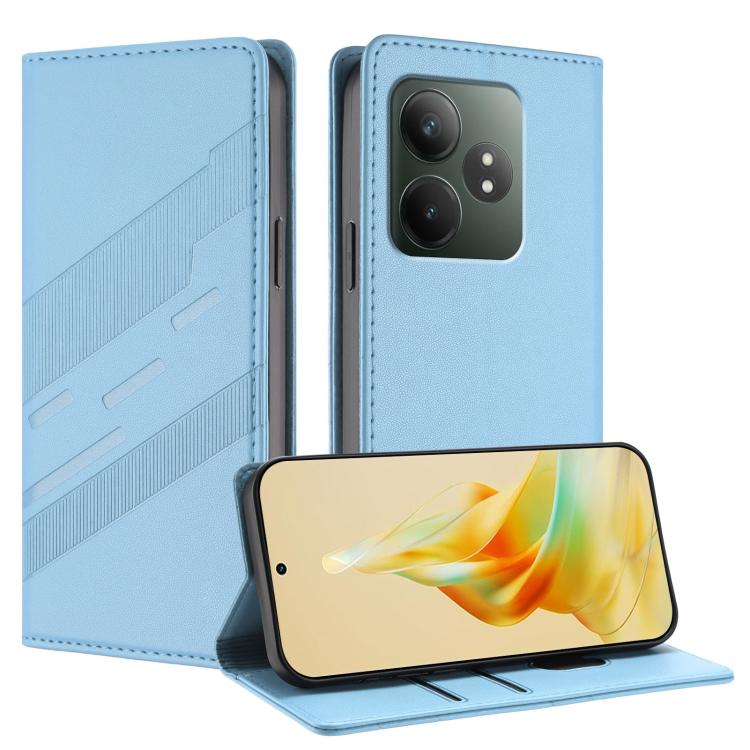 Embossed Multi-functional Wallet Retro Leather Phone Case, For Realme 12 4G, For Realme C63 4G, For Realme GT Neo6, For Realme 12 5G, For Realme 12+, For Realme 12 Pro