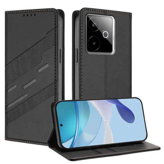 Embossed Multi-functional Wallet Retro Leather Phone Case, For Realme GT 7 Global, For Realme 14, For Realme P3 Ultra 5G, For Realme Neo7x, For Realme P3 Pro 5G, For Realme 14 Pro+
