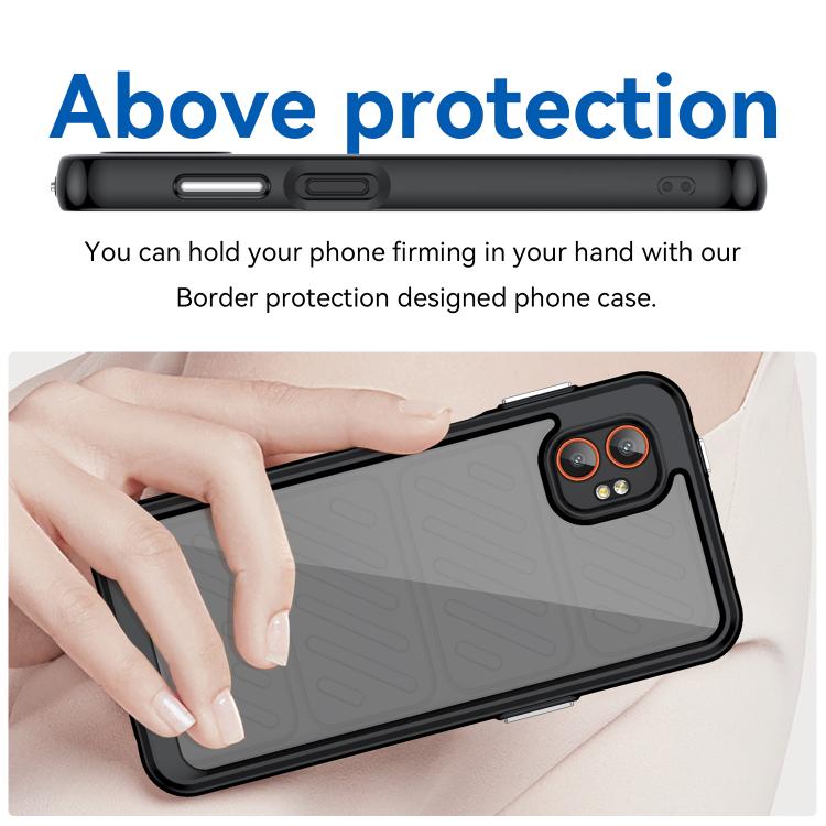 Colorful Series Acrylic Hybrid TPU Phone Case, For Samsung Galaxy Xcover 7 Pro