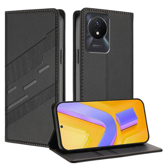 Embossed Multi-functional Wallet Retro Leather Phone Case, For vivo Y02A 4G / Y02 4G / Y11 2023, For vivo Y78+ 5G Global, For vivo Y56 5G Global, For vivo Y100 5G Global, For vivo V27 5G / V27 Pro 5G, For vivo V27e 4G Global