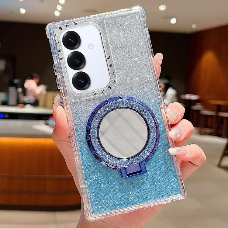 Mirror Holder Glitterr MagSafe Phone Case, For Samsung Galaxy S24 / S25, For Samsung Galaxy S24+ / S25+, For Samsung Galaxy S24 Ultra / S25 Ultra, For Samsung Galaxy S23 FE, For Samsung Galaxy S23 Ultra, For Samsung Galaxy S23+, For Samsung Galaxy S23 ...