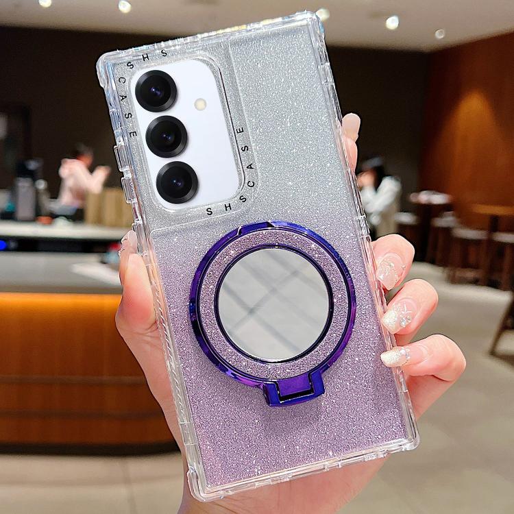 Mirror Holder Glitterr MagSafe Phone Case, For Samsung Galaxy S24 / S25, For Samsung Galaxy S24+ / S25+, For Samsung Galaxy S24 Ultra / S25 Ultra, For Samsung Galaxy S23 FE, For Samsung Galaxy S23 Ultra, For Samsung Galaxy S23+, For Samsung Galaxy S23 ...