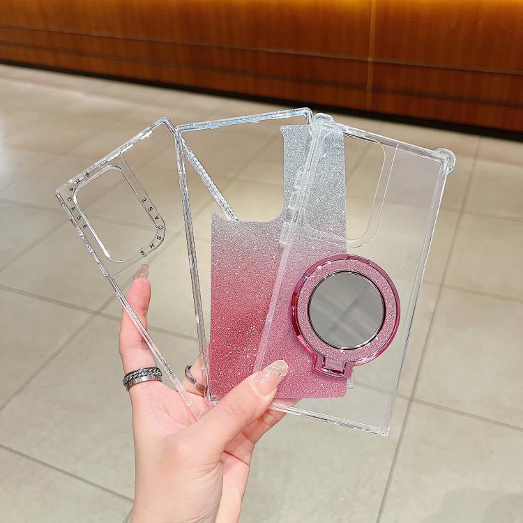 Mirror Holder Glitterr MagSafe Phone Case, For Samsung Galaxy S24 / S25, For Samsung Galaxy S24+ / S25+, For Samsung Galaxy S24 Ultra / S25 Ultra, For Samsung Galaxy S23 FE, For Samsung Galaxy S23 Ultra, For Samsung Galaxy S23+, For Samsung Galaxy S23 ...