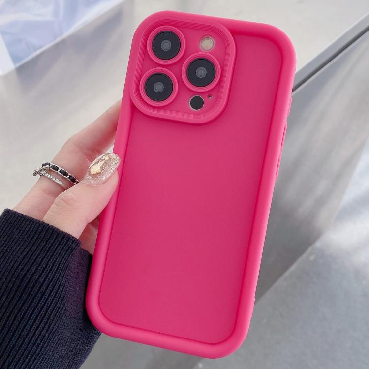 Shockproof Frame Frosted Precise Hole TPU Phone Case, For iPhone 15, For iPhone 14 Plus, For iPhone 14, For iPhone 14 Pro, For iPhone 14 Pro Max, For iPhone SE 2022 / 2020 / 8 / 7