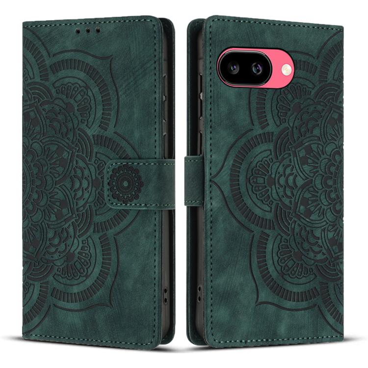 Mandala Embossed Retro Frosted Leather Phone Case, For Google Pixel 11 Pro XL, For Google Pixel 11 / 11 Pro, For Google Pixel 10a, For Google Pixel 9a, For Google Pixel 9 Pro XL, For Google Pixel 9 / 9 Pro, For Google Pixel 8a, For Google Pixel 8 Pro  ...