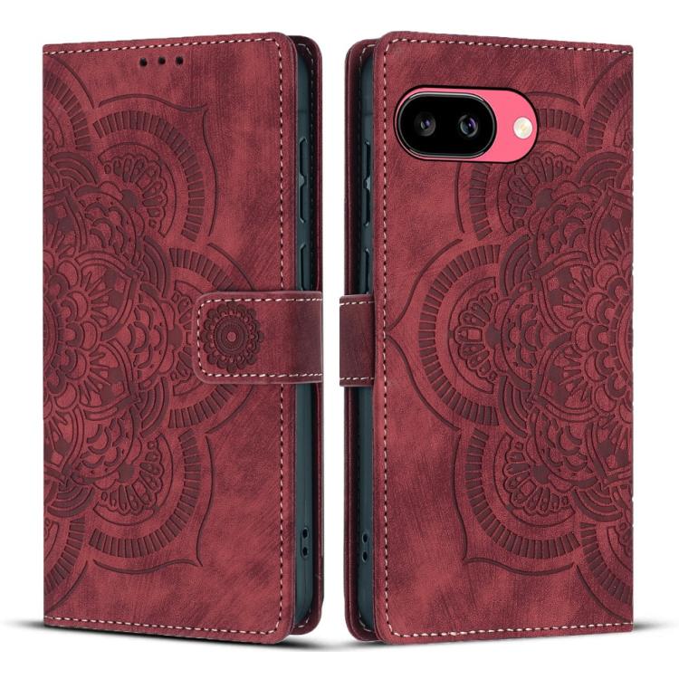Mandala Embossed Retro Frosted Leather Phone Case, For Google Pixel 11 Pro XL, For Google Pixel 11 / 11 Pro, For Google Pixel 10a, For Google Pixel 9a, For Google Pixel 9 Pro XL, For Google Pixel 9 / 9 Pro, For Google Pixel 8a, For Google Pixel 8 Pro  ...