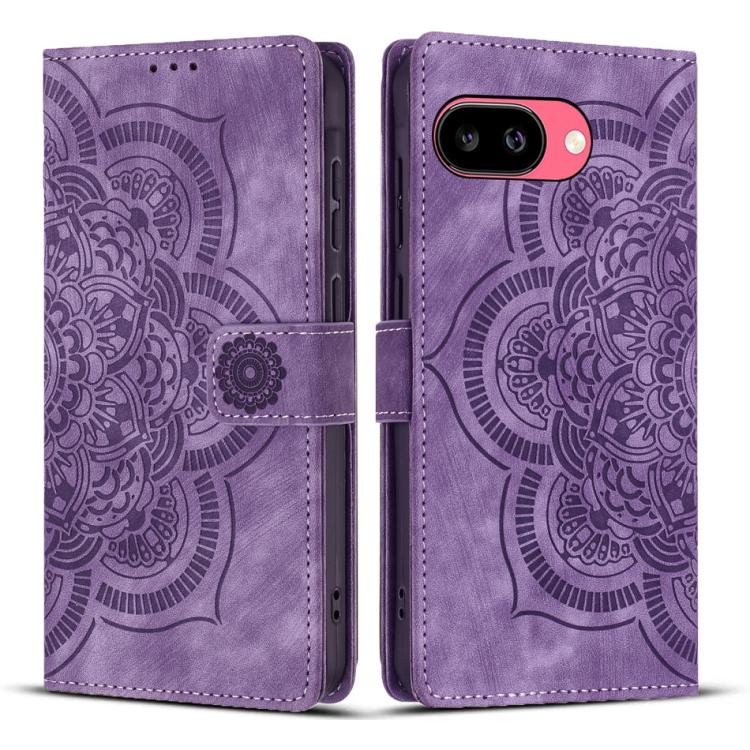 Mandala Embossed Retro Frosted Leather Phone Case, For Google Pixel 11 Pro XL, For Google Pixel 11 / 11 Pro, For Google Pixel 10a, For Google Pixel 9a, For Google Pixel 9 Pro XL, For Google Pixel 9 / 9 Pro, For Google Pixel 8a, For Google Pixel 8 Pro  ...