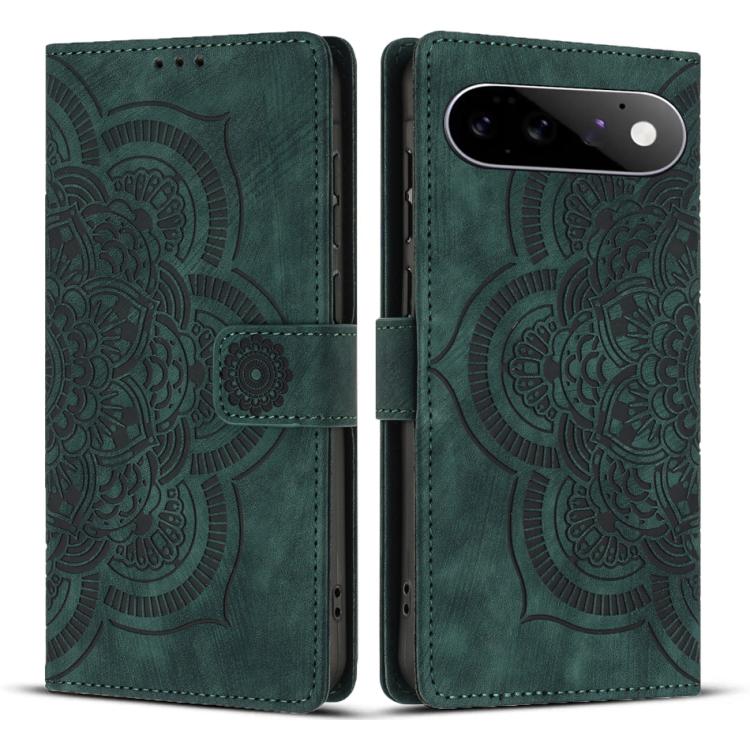 Mandala Embossed Retro Frosted Leather Phone Case, For Google Pixel 11 Pro XL, For Google Pixel 11 / 11 Pro, For Google Pixel 10a, For Google Pixel 9a, For Google Pixel 9 Pro XL, For Google Pixel 9 / 9 Pro, For Google Pixel 8a, For Google Pixel 8 Pro  ...