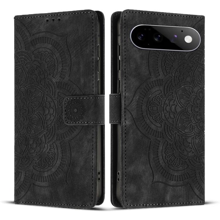 Mandala Embossed Retro Frosted Leather Phone Case, For Google Pixel 11 Pro XL, For Google Pixel 11 / 11 Pro, For Google Pixel 10a, For Google Pixel 9a, For Google Pixel 9 Pro XL, For Google Pixel 9 / 9 Pro, For Google Pixel 8a, For Google Pixel 8 Pro  ...