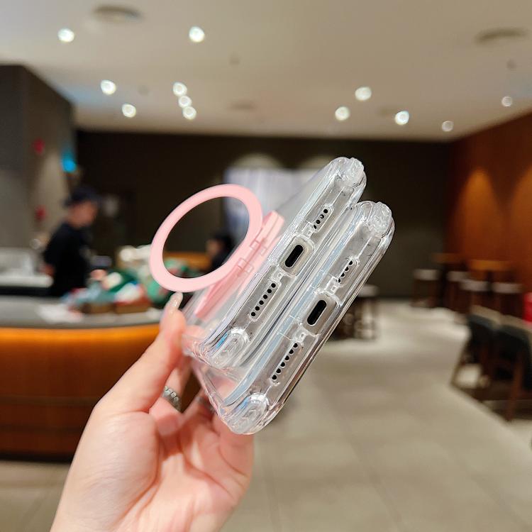 Dreamland Transparent MagSafe Holder Phone Case, For iPhone 15 Plus, For iPhone 15, For iPhone 14 Plus, For iPhone 14, For iPhone 14 Pro, For iPhone 14 Pro Max