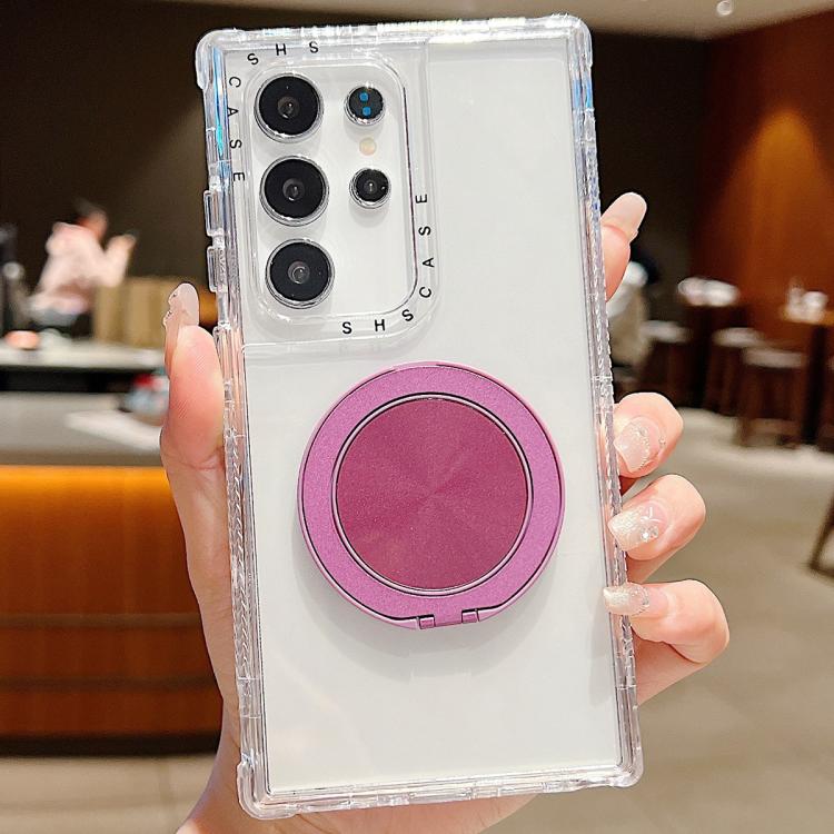 Dreamland Transparent MagSafe Holder Phone Case, For Samsung Galaxy S21 Ultra 5G