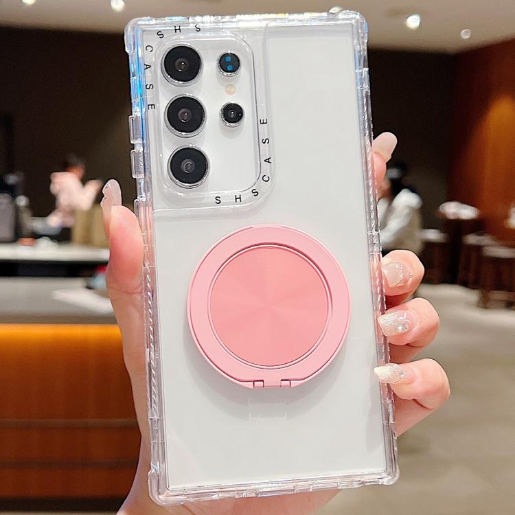 Dreamland Transparent MagSafe Holder Phone Case, For Samsung Galaxy S21 Ultra 5G