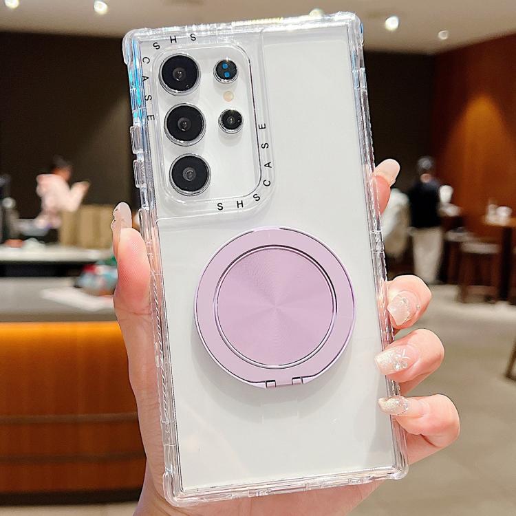 Dreamland Transparent MagSafe Holder Phone Case, For Samsung Galaxy S23 5G, For Samsung Galaxy S22 Ultra 5G, For Samsung Galaxy S22+ 5G, For Samsung Galaxy S22 5G, For Samsung Galaxy S21 5G, For Samsung Galaxy S21+ 5G