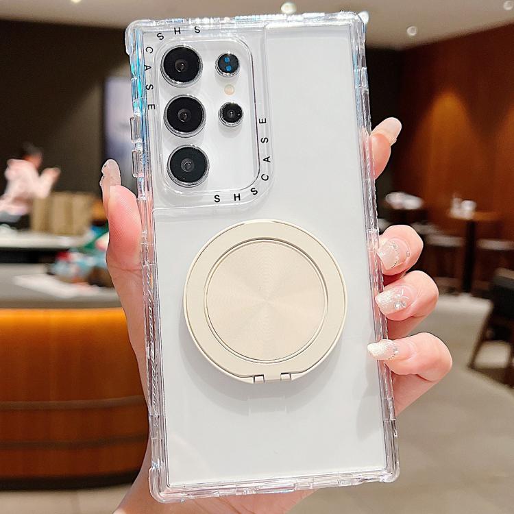 Dreamland Transparent MagSafe Holder Phone Case, For Samsung Galaxy S23 5G, For Samsung Galaxy S22 Ultra 5G, For Samsung Galaxy S22+ 5G, For Samsung Galaxy S22 5G, For Samsung Galaxy S21 5G, For Samsung Galaxy S21+ 5G