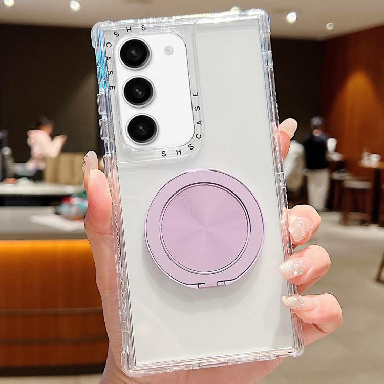 Dreamland Transparent MagSafe Holder Phone Case, For Samsung Galaxy S25 / S24 5G, For Samsung Galaxy S25+ / S24+ 5G, For Samsung Galaxy S25 Ultra / S24 Ultra 5G, For Samsung Galaxy S23 FE 5G, For Samsung Galaxy S23 Ultra 5G, For Samsung Galaxy S23+ 5G