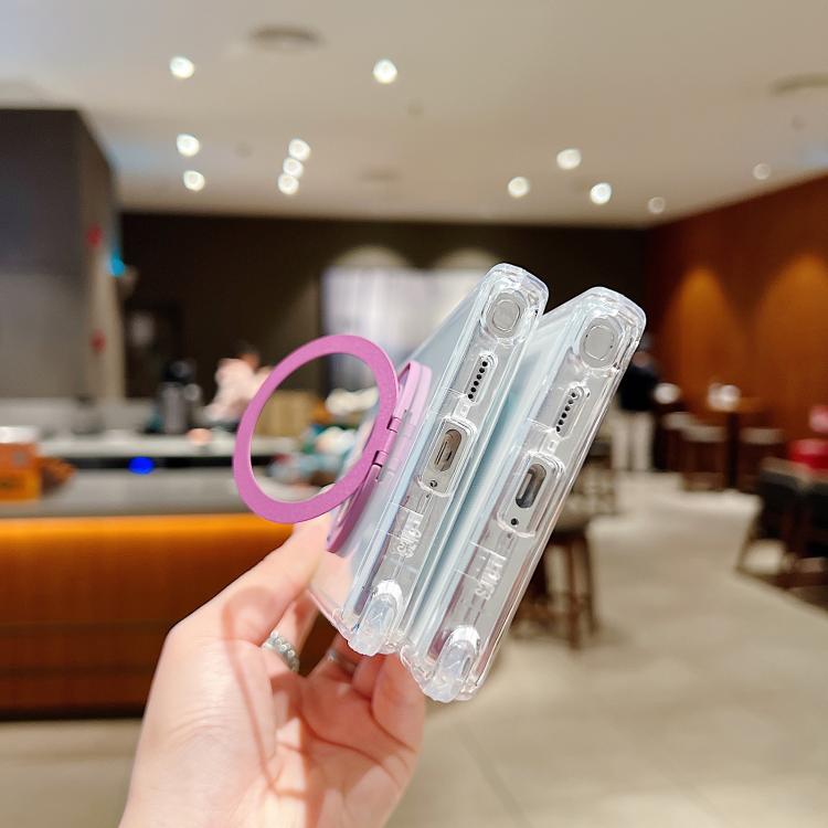 Dreamland Transparent MagSafe Holder Phone Case, For Samsung Galaxy S21 Ultra 5G