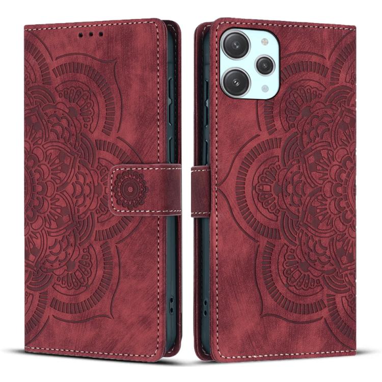 Mandala Embossed Retro Frosted Leather Phone Case, For Xiaomi 15T Pro 5G, For Xiaomi 15T 5G, For Xiaomi 14T Pro, For Xiaomi 14T, For Xiaomi Poco M6 Pro 5G / Redmi 12, For Xiaomi 13T / 13T Pro, For Xiaomi Poco X5 Pro, For Xiaomi Poco X5 / Redmi Note 12 5G