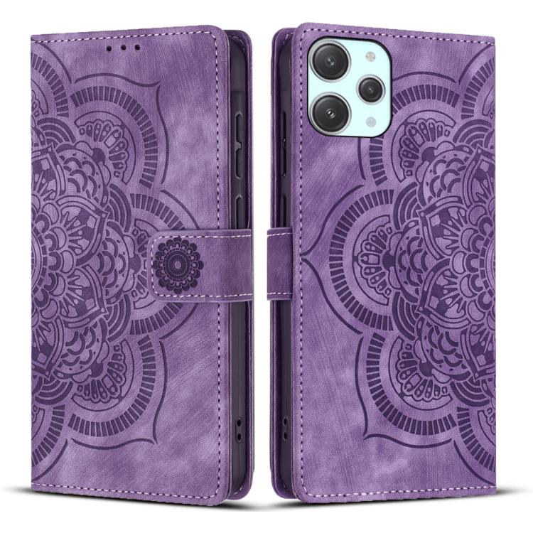 Mandala Embossed Retro Frosted Leather Phone Case, For Xiaomi 15T Pro 5G, For Xiaomi 15T 5G, For Xiaomi 14T Pro, For Xiaomi 14T, For Xiaomi Poco M6 Pro 5G / Redmi 12, For Xiaomi 13T / 13T Pro, For Xiaomi Poco X5 Pro, For Xiaomi Poco X5 / Redmi Note 12 5G