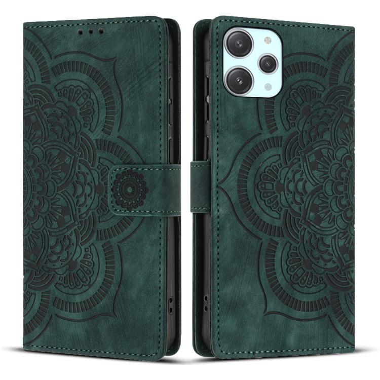 Mandala Embossed Retro Frosted Leather Phone Case, For Xiaomi 15T Pro 5G, For Xiaomi 15T 5G, For Xiaomi 14T Pro, For Xiaomi 14T, For Xiaomi Poco M6 Pro 5G / Redmi 12, For Xiaomi 13T / 13T Pro, For Xiaomi Poco X5 Pro, For Xiaomi Poco X5 / Redmi Note 12 5G