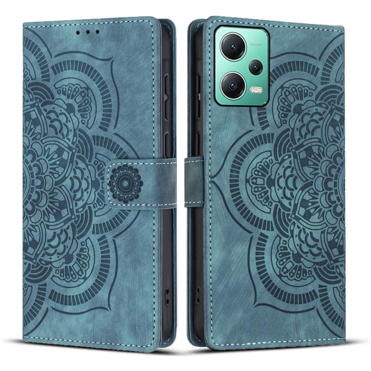Mandala Embossed Retro Frosted Leather Phone Case, For Xiaomi 15T Pro 5G, For Xiaomi 15T 5G, For Xiaomi 14T Pro, For Xiaomi 14T, For Xiaomi Poco M6 Pro 5G / Redmi 12, For Xiaomi 13T / 13T Pro, For Xiaomi Poco X5 Pro, For Xiaomi Poco X5 / Redmi Note 12 5G