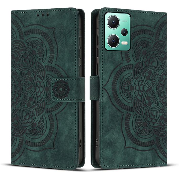 Mandala Embossed Retro Frosted Leather Phone Case, For Xiaomi 15T Pro 5G, For Xiaomi 15T 5G, For Xiaomi 14T Pro, For Xiaomi 14T, For Xiaomi Poco M6 Pro 5G / Redmi 12, For Xiaomi 13T / 13T Pro, For Xiaomi Poco X5 Pro, For Xiaomi Poco X5 / Redmi Note 12 5G