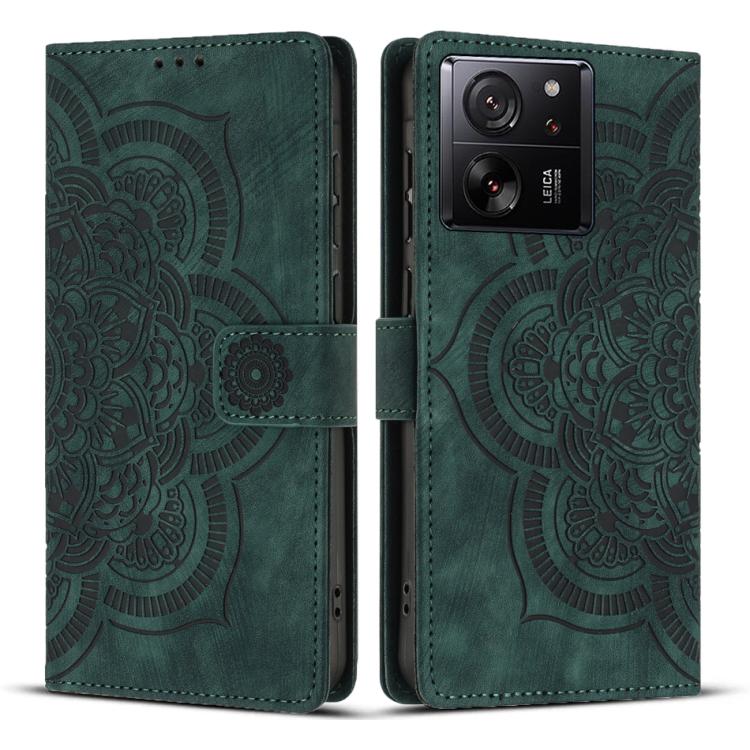 Mandala Embossed Retro Frosted Leather Phone Case, For Xiaomi 15T Pro 5G, For Xiaomi 15T 5G, For Xiaomi 14T Pro, For Xiaomi 14T, For Xiaomi Poco M6 Pro 5G / Redmi 12, For Xiaomi 13T / 13T Pro, For Xiaomi Poco X5 Pro, For Xiaomi Poco X5 / Redmi Note 12 5G