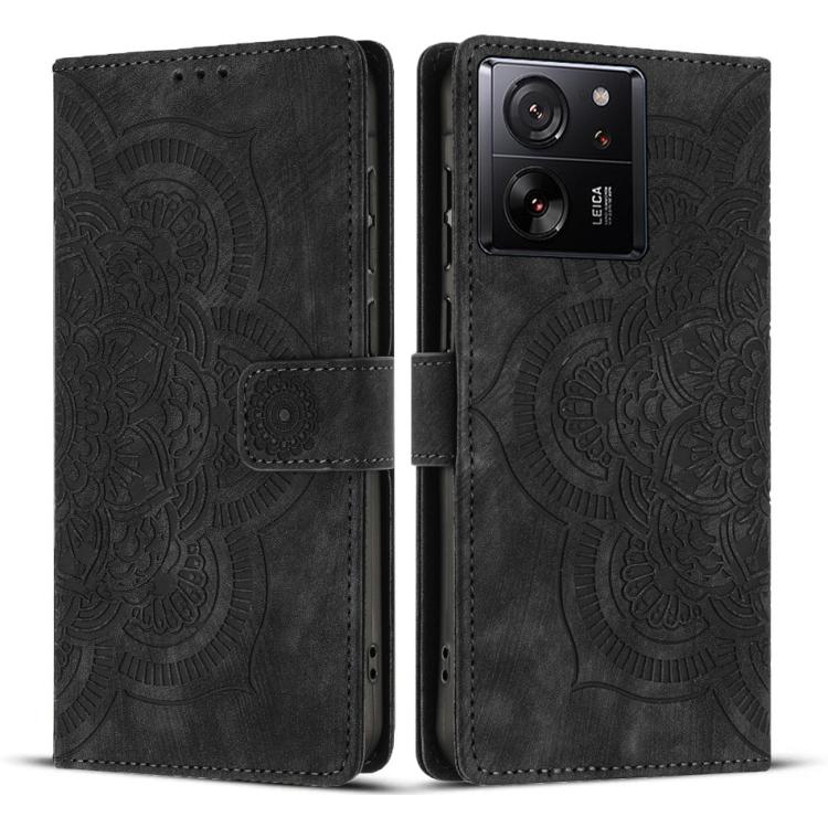 Mandala Embossed Retro Frosted Leather Phone Case, For Xiaomi 15T Pro 5G, For Xiaomi 15T 5G, For Xiaomi 14T Pro, For Xiaomi 14T, For Xiaomi Poco M6 Pro 5G / Redmi 12, For Xiaomi 13T / 13T Pro, For Xiaomi Poco X5 Pro, For Xiaomi Poco X5 / Redmi Note 12 5G