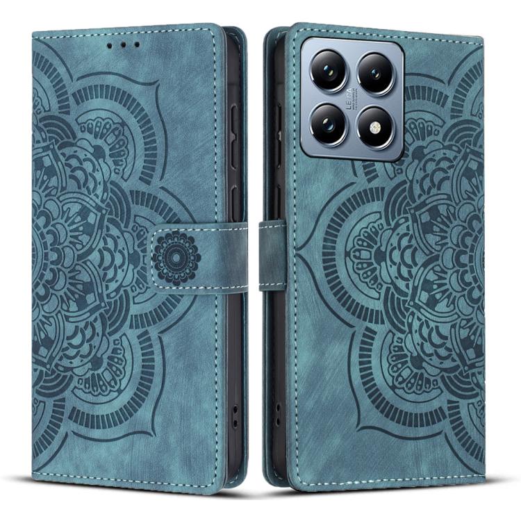 Mandala Embossed Retro Frosted Leather Phone Case, For Xiaomi 15T Pro 5G, For Xiaomi 15T 5G, For Xiaomi 14T Pro, For Xiaomi 14T, For Xiaomi Poco M6 Pro 5G / Redmi 12, For Xiaomi 13T / 13T Pro, For Xiaomi Poco X5 Pro, For Xiaomi Poco X5 / Redmi Note 12 5G