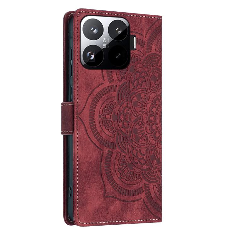 Mandala Embossed Retro Frosted Leather Phone Case, For Xiaomi 15T Pro 5G, For Xiaomi 15T 5G, For Xiaomi 14T Pro, For Xiaomi 14T, For Xiaomi Poco M6 Pro 5G / Redmi 12, For Xiaomi 13T / 13T Pro, For Xiaomi Poco X5 Pro, For Xiaomi Poco X5 / Redmi Note 12 5G