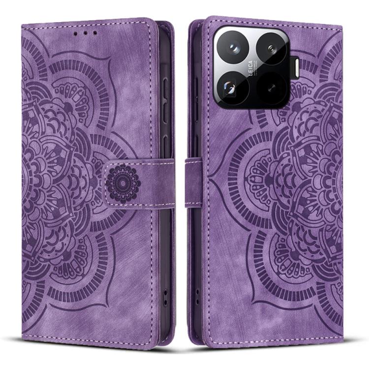 Mandala Embossed Retro Frosted Leather Phone Case, For Xiaomi 17T Pro 5G, For Xiaomi 17T 5G, For Xiaomi 15T Pro 5G, For Xiaomi 15T 5G, For Xiaomi 14T Pro, For Xiaomi 14T, For Xiaomi Poco M6 Pro 5G / Redmi 12, For Xiaomi 13T / 13T Pro                   ...