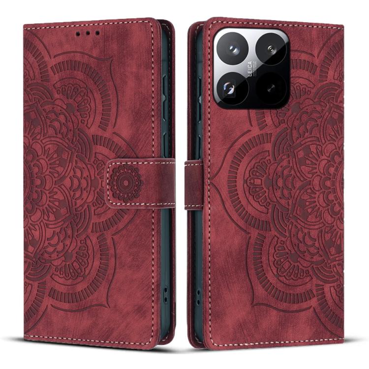 Mandala Embossed Retro Frosted Leather Phone Case, For Xiaomi 17T Pro 5G, For Xiaomi 17T 5G, For Xiaomi 15T Pro 5G, For Xiaomi 15T 5G, For Xiaomi 14T Pro, For Xiaomi 14T, For Xiaomi Poco M6 Pro 5G / Redmi 12, For Xiaomi 13T / 13T Pro                   ...