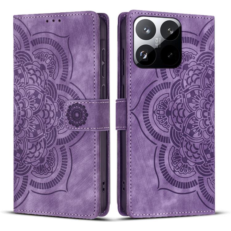Mandala Embossed Retro Frosted Leather Phone Case, For Xiaomi 17T Pro 5G, For Xiaomi 17T 5G, For Xiaomi 15T Pro 5G, For Xiaomi 15T 5G, For Xiaomi 14T Pro, For Xiaomi 14T, For Xiaomi Poco M6 Pro 5G / Redmi 12, For Xiaomi 13T / 13T Pro                   ...