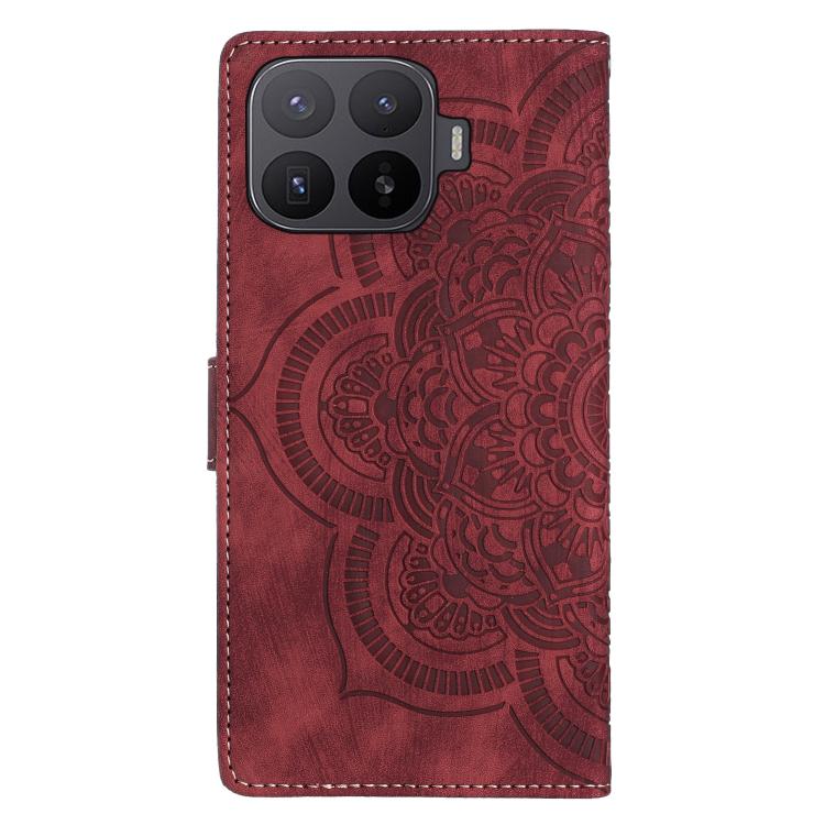Mandala Embossed Retro Frosted Leather Phone Case, For Xiaomi 17T Pro 5G, For Xiaomi 17T 5G, For Xiaomi 15T Pro 5G, For Xiaomi 15T 5G, For Xiaomi 14T Pro, For Xiaomi 14T, For Xiaomi Poco M6 Pro 5G / Redmi 12, For Xiaomi 13T / 13T Pro                   ...