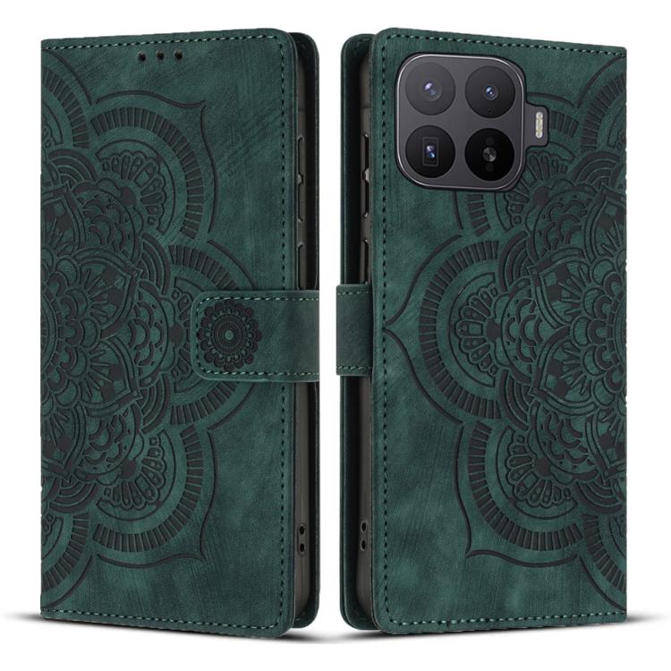 Mandala Embossed Retro Frosted Leather Phone Case, For Xiaomi 17T Pro 5G, For Xiaomi 17T 5G, For Xiaomi 15T Pro 5G, For Xiaomi 15T 5G, For Xiaomi 14T Pro, For Xiaomi 14T, For Xiaomi Poco M6 Pro 5G / Redmi 12, For Xiaomi 13T / 13T Pro                   ...