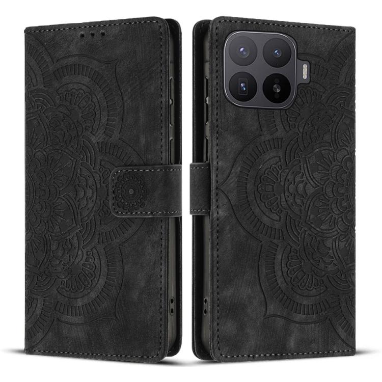 Mandala Embossed Retro Frosted Leather Phone Case, For Xiaomi 17T Pro 5G, For Xiaomi 17T 5G, For Xiaomi 15T Pro 5G, For Xiaomi 15T 5G, For Xiaomi 14T Pro, For Xiaomi 14T, For Xiaomi Poco M6 Pro 5G / Redmi 12, For Xiaomi 13T / 13T Pro                   ...