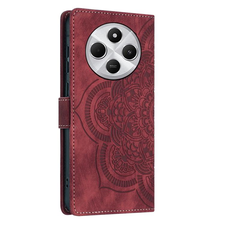 Mandala Embossed Retro Frosted Leather Phone Case, For Redmi 14C / A4 5G, For Redmi Note 14 5G, For Redmi Note 14 Pro 5G, For Redmi 13 4G / 5G Global, For Redmi A3 / Poco C61 4G, For Redmi Note 13 Pro 4G, For Redmi Note 13 4G, For Redmi 13C 4G / 5G    ...