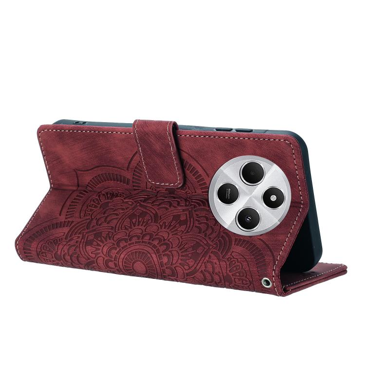 Mandala Embossed Retro Frosted Leather Phone Case, For Redmi 14C / A4 5G, For Redmi Note 14 5G, For Redmi Note 14 Pro 5G, For Redmi 13 4G / 5G Global, For Redmi A3 / Poco C61 4G, For Redmi Note 13 Pro 4G, For Redmi Note 13 4G, For Redmi 13C 4G / 5G    ...